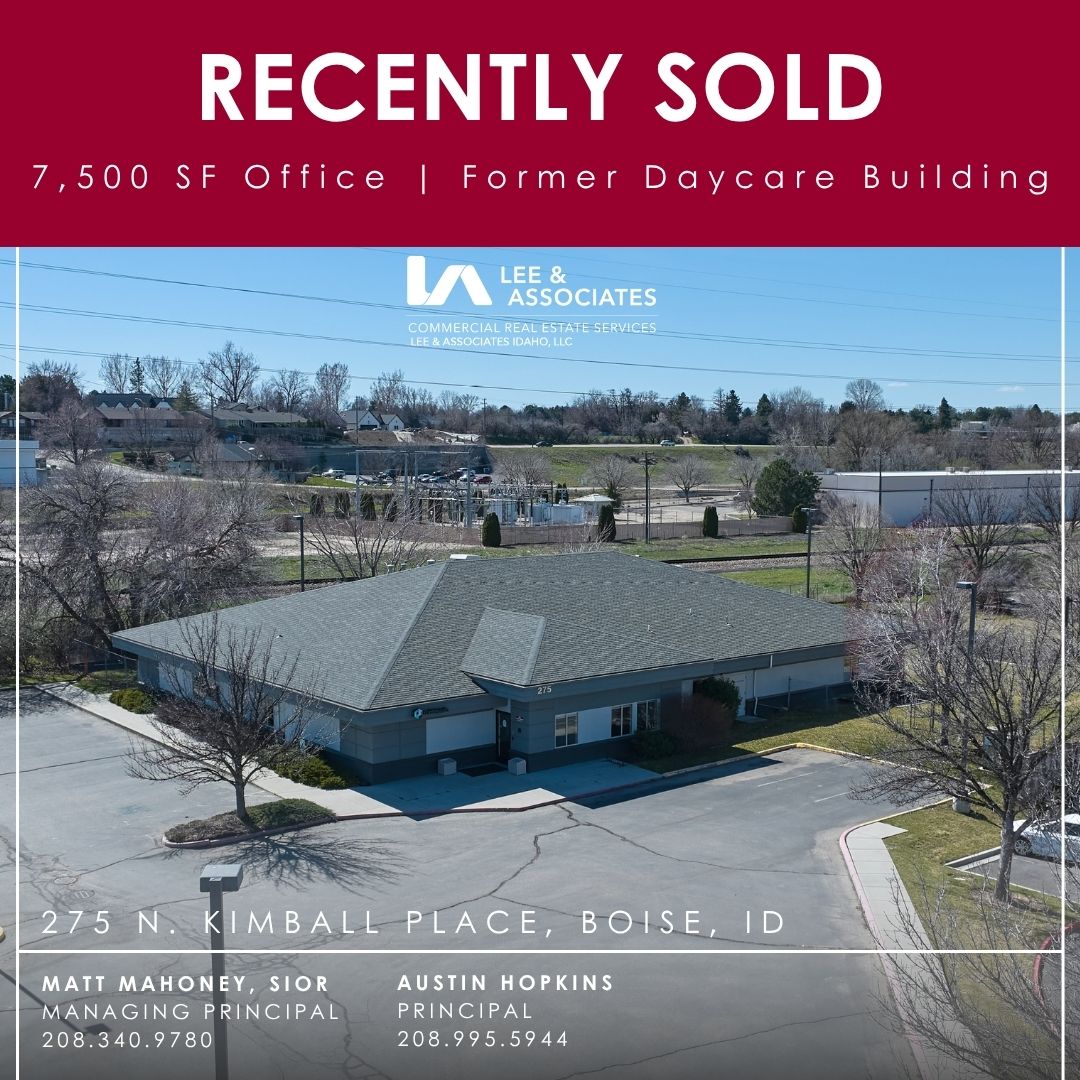 LeeAssociatesID's tweet image. Recently Sold 7,500 SF Office and Former Daycare Building in Boise, ID. For more information, please visit: monkeylink.co/4c49b4
#cre #realestate #office #formerdaycare #officebuilding #sold #commercialrealestate #leeassociates #realestateinvestor