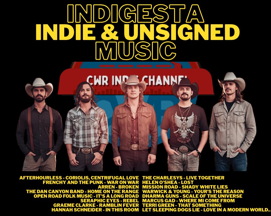 catorwebradio's tweet photo. #NowPlaying #Indigesta
#afterhourless
#FrenchyAndThePunk
#Arren
#TheDanCanyonBand
#OpenRoadFolkMusic
@SeraphicEyesR
#GraemeClarke
#HannahSchneider
@charlesy_songs
@HelenOSheaMusic
@missionroadduo
@WarwickandYoung
#DharmaGuns
#MarcusGad
#TerriGreen
@let_sleeping https://t.co/qy2jxdADno