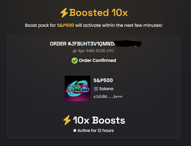 The_DexVault's tweet photo. 10x Boost for S&P500 active! 

They came, they saw, they staked. Over 40% of the supply is now locked in staking and the community is using their revenue to boost chart further. 

Simple elegance of a robust flywheel. Print away! #DexVault #VAULT

xZdS8URkGWvkYt3dJvc4X2qLRwzzHKaoWEQ2bHJbrrr