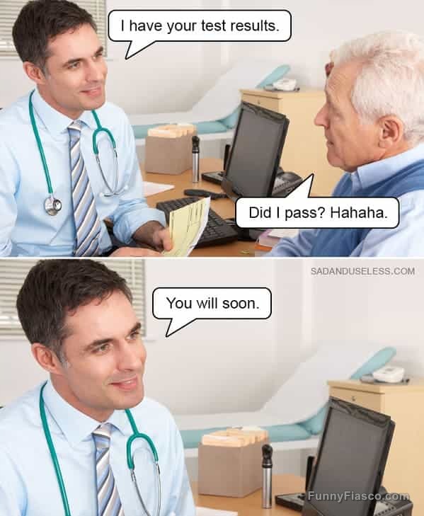 FunnyFiasco's tweet image. Gotta love doctors with punchlines! #doctor #memes #humor #relatable #healthcare #funny