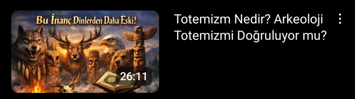 LiberVitae13's tweet photo. İlk insan toplulukları tektanrıcılığa mı, yoksa hayvan merkezli sembolik sistemlere mi yöneliyordu?
Totemizm, ilkel bir inanç mı yoksa toplumsal kimlik ve normları düzenleyen bir yapı mı?
Detaylar videoda 👉 Linke tıkla!
https://t.co/mWJaW58Jg0 https://t.co/xnbJHt1SwC
