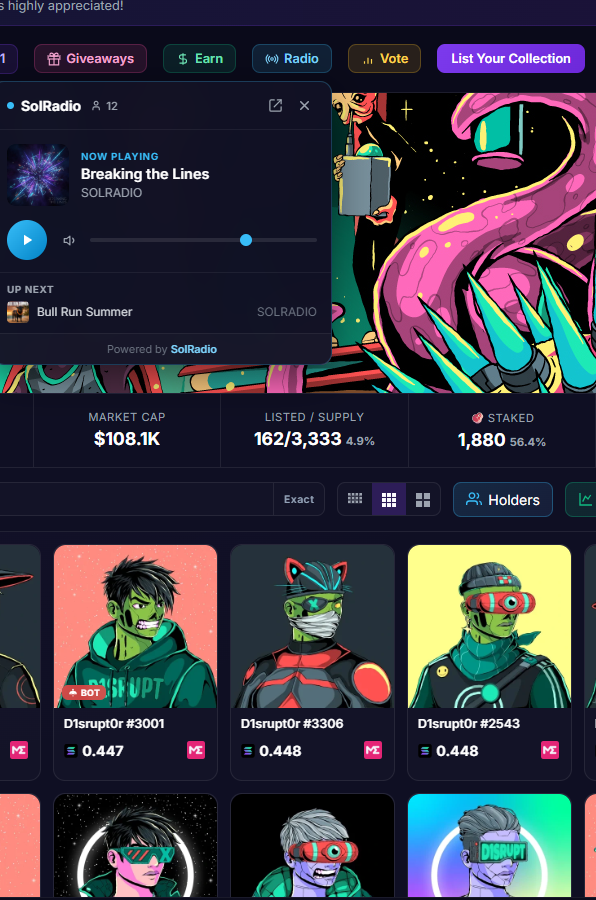 _EngrUsman's tweet photo. You can now listen to @solradio_fun while trading and navigating through @OrbisOnSOL ..

NFA but you should be among the @d1srupt0rs community. https://t.co/Fcp8wD3N50
