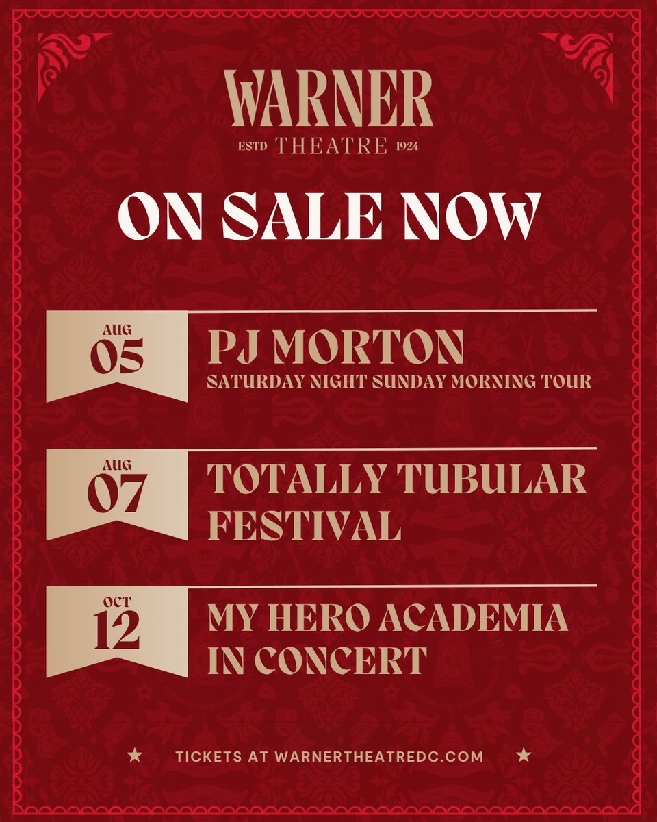 Warner Theatre tweet media