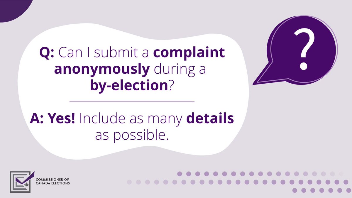 Commissioner of Canada Elections tweet media