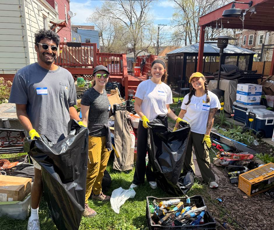 Nexamp's tweet photo. Our Chicago team had a great #EarthMonth volunteer event this week with @GPCCouncil, assisting with gardening, weeding, and yard work. 🌼🧤 https://t.co/WjGAiAeJgm
