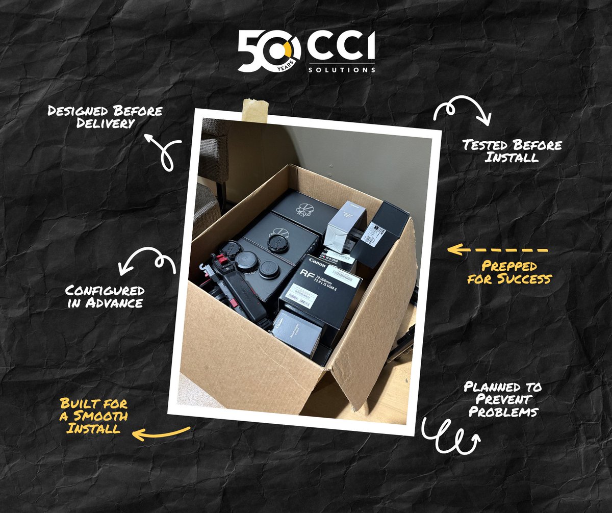 ccisolutions's tweet image. What happens before we arrive on site?

Design. Planning. Testing. Prep.

The best installs start long before install day.

#ChurchTech #AVL #BehindTheScenes
