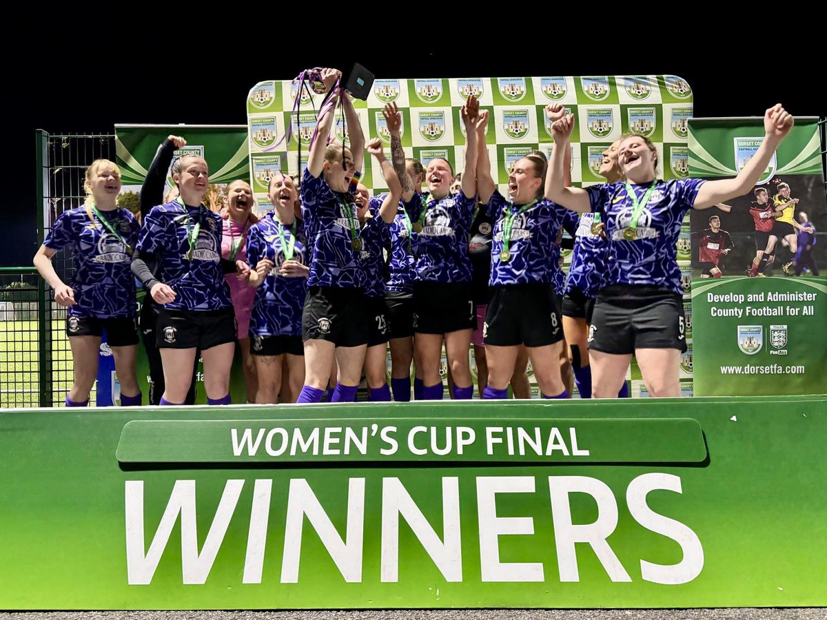 SherborneLFC's tweet photo. Winners of the 2025/2026 Dorset Veo Women’s County Cup! 

#upthezebras 🦓 https://t.co/rowZb2XGO1