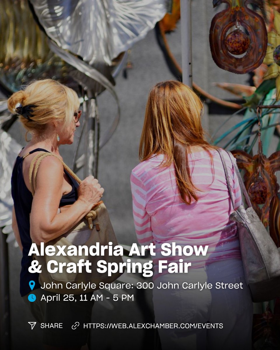 TheChamberALX's tweet image. Our #ChamberMembers have #events happening all across the #NorthernVA region this weekend. Which one caught your eye? Let us know who you're bringing with you, and share this post to spread the word! (Post 1/2)

@MountVernon @AlexandriaSoc #alexandriava #northernvathingstodo