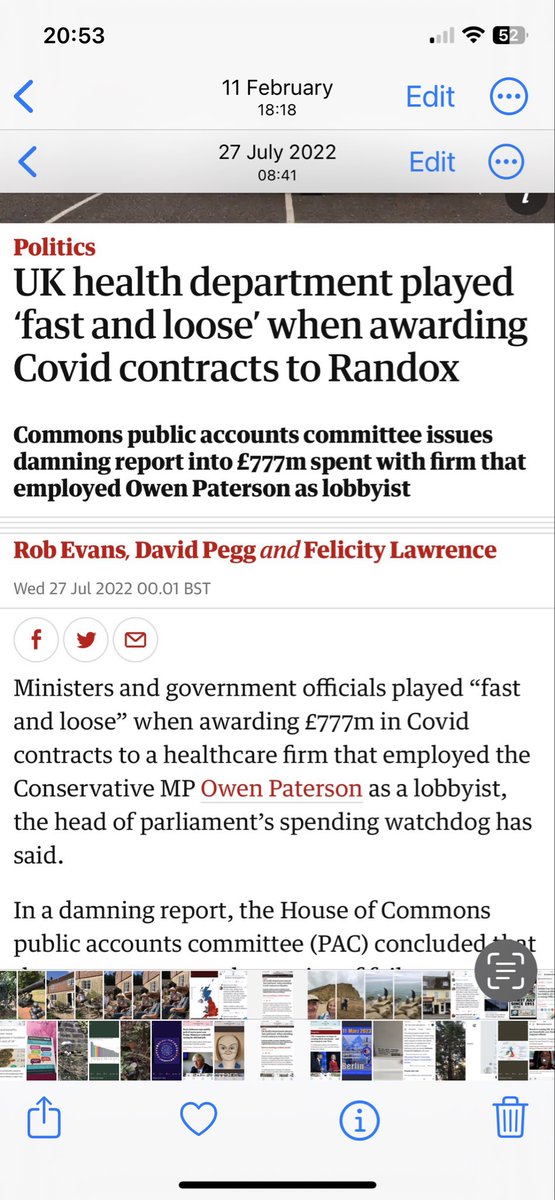 Gravelax3's tweet image. Covid saga was perhaps the best example of this #ToryCorruption