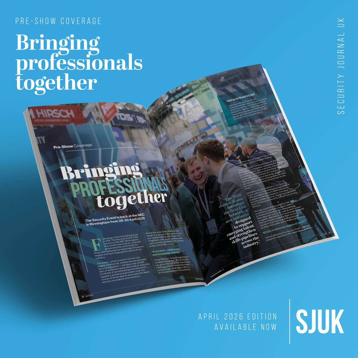 SecJournalUK's tweet image. The Security Event (TSE) is back at the NEC in Birmingham from 28-30 April 2026: securityjournaluk.com/professionals-… 

#UKSecurity #SecurityNews #SecurityIndustry #TSE2026 #TheSecurityEvent #SecurityEvent