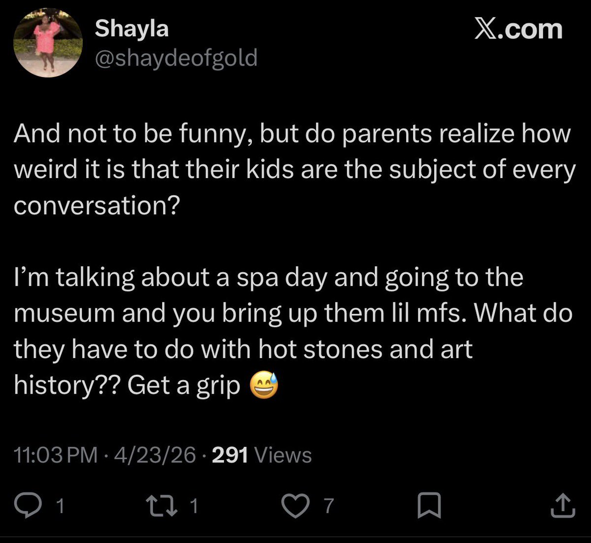 half empty girl tweet media