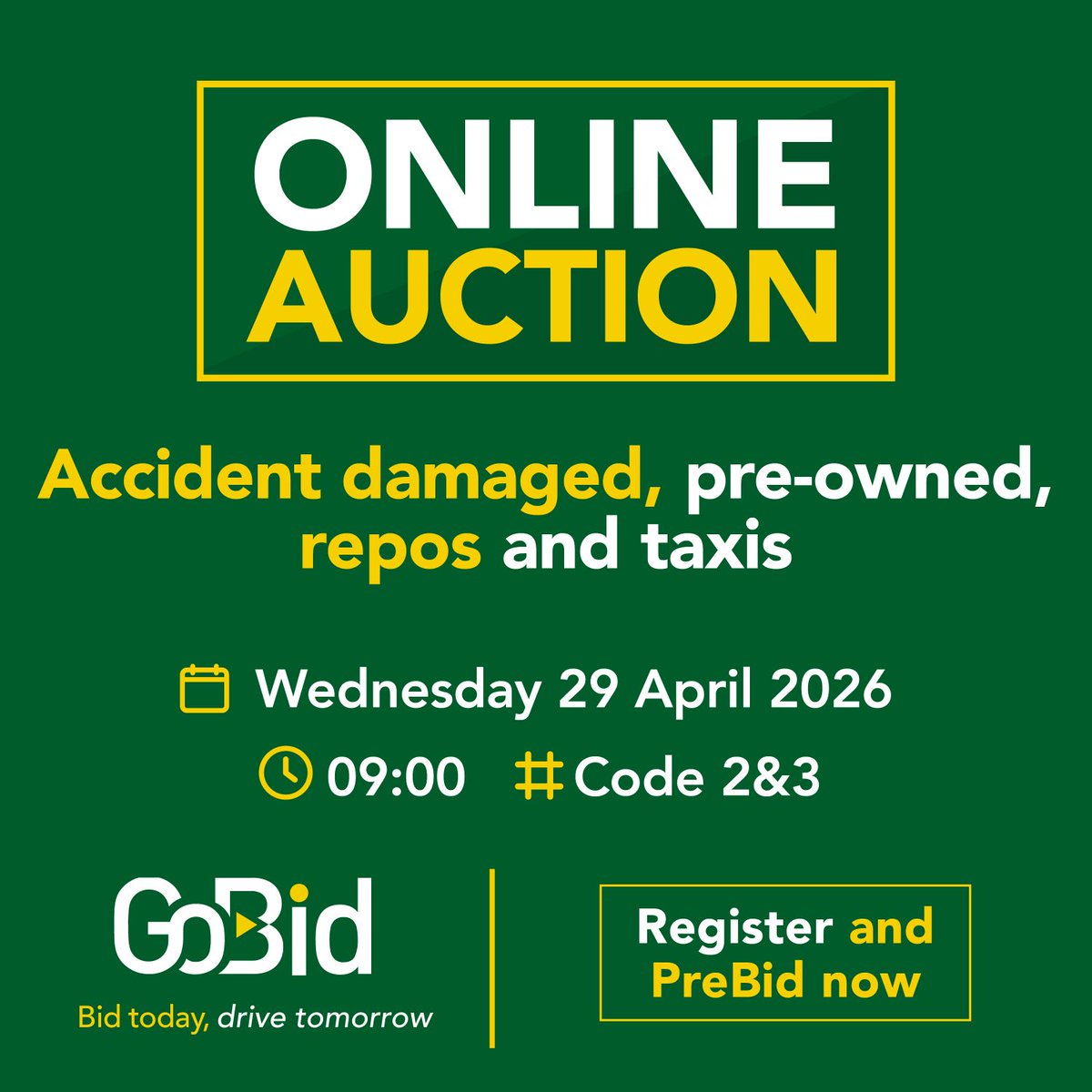 GoBid tweet media