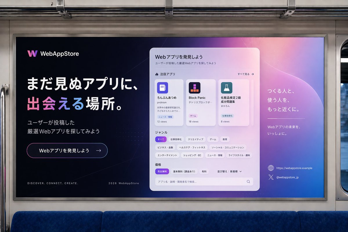 WEBアプリストア tweet media