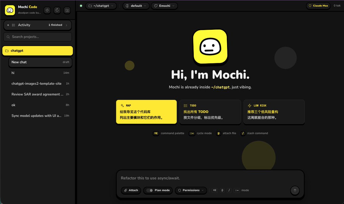 Henry_Flowgpt's tweet photo. Open-sourced Claude Code Web.

For people who can’t run Claude Code Client locally, or prefer a browser workspace over the TUI.

Runs with local Claude Code CLI or on a remote server via SSH tunnel.

Most importantly: you can change it into any skin you like. https://t.co/PTUPCoJLTL