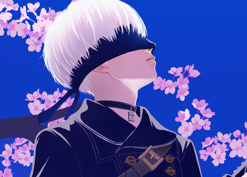 我不會畫9S，9S比2B難畫100倍⋯
想睡了，明天再看看要不要把他畫完
（delete later）