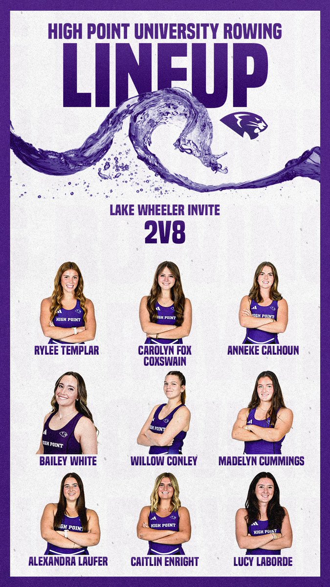 HPU_Rowing's tweet image. Four different boats going out in the Lake Wheeler Invite

#GoHPU x #BUILD