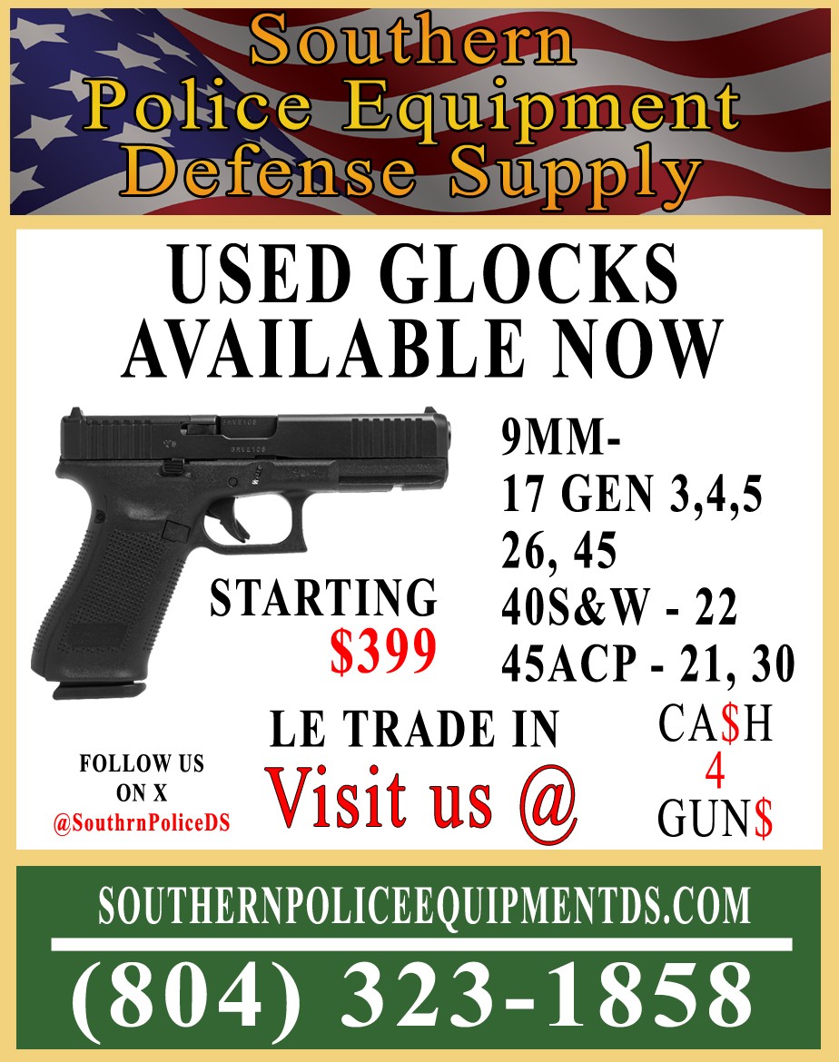 SouthrnPoliceDS's tweet image. Spring Glock Sale! LE Trades, Starting at $399.99.  Sale is LIVE! Grab yours before they're gone. 
Click southernpoliceequipmentds.com to see 1,000's of guns. Shop in store &amp;amp; online. #SpringSale #GLOCK #EDC