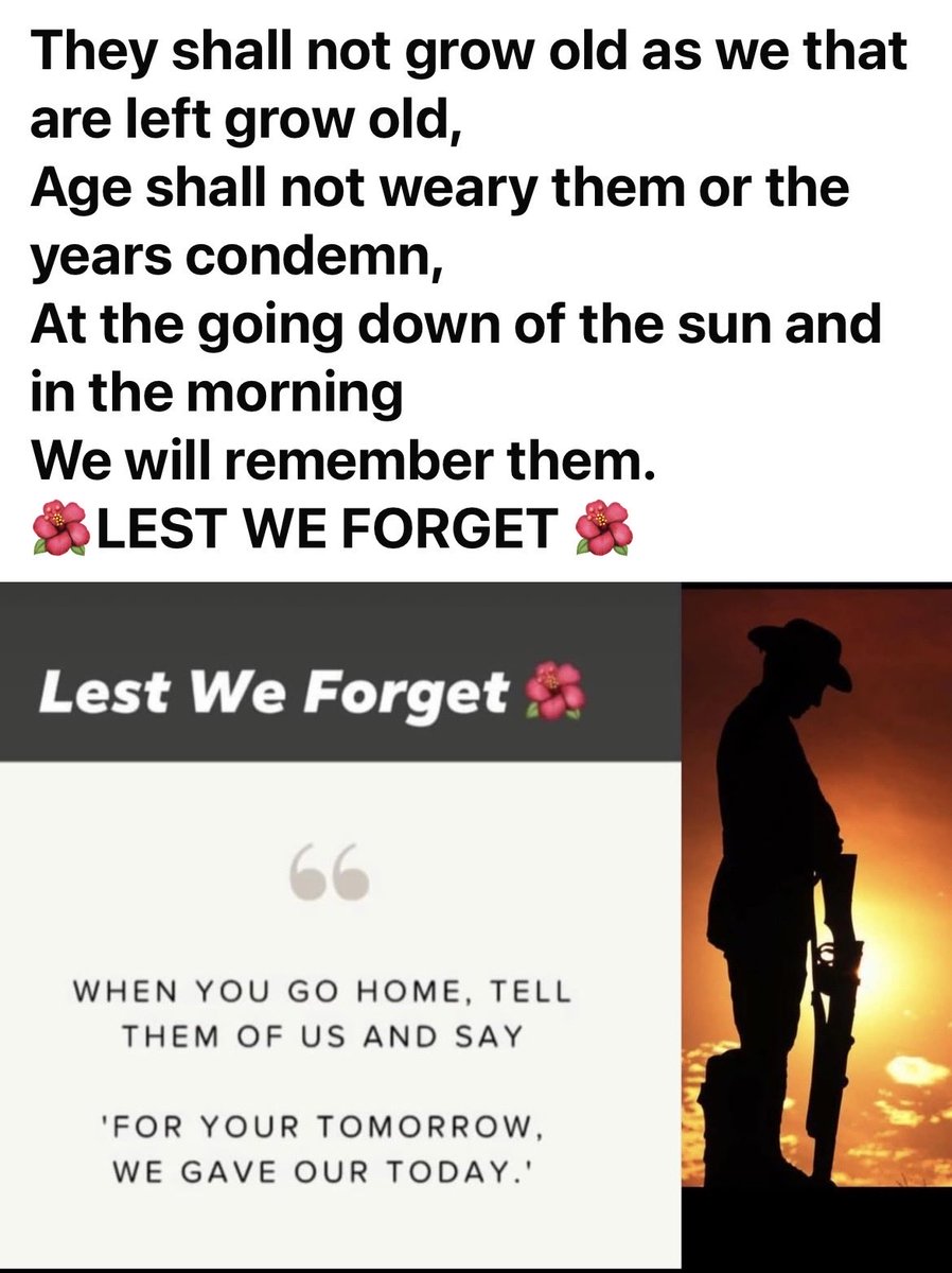 Remembering our brave soldiers who have fought and died for our beautiful country 🇦🇺 
Anzac Day 2026 ❤️
