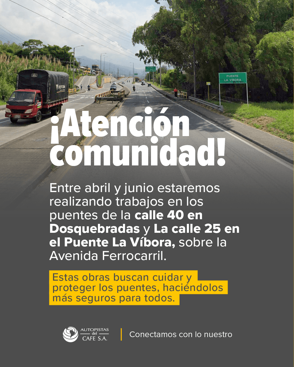 Autopistas del Café tweet media