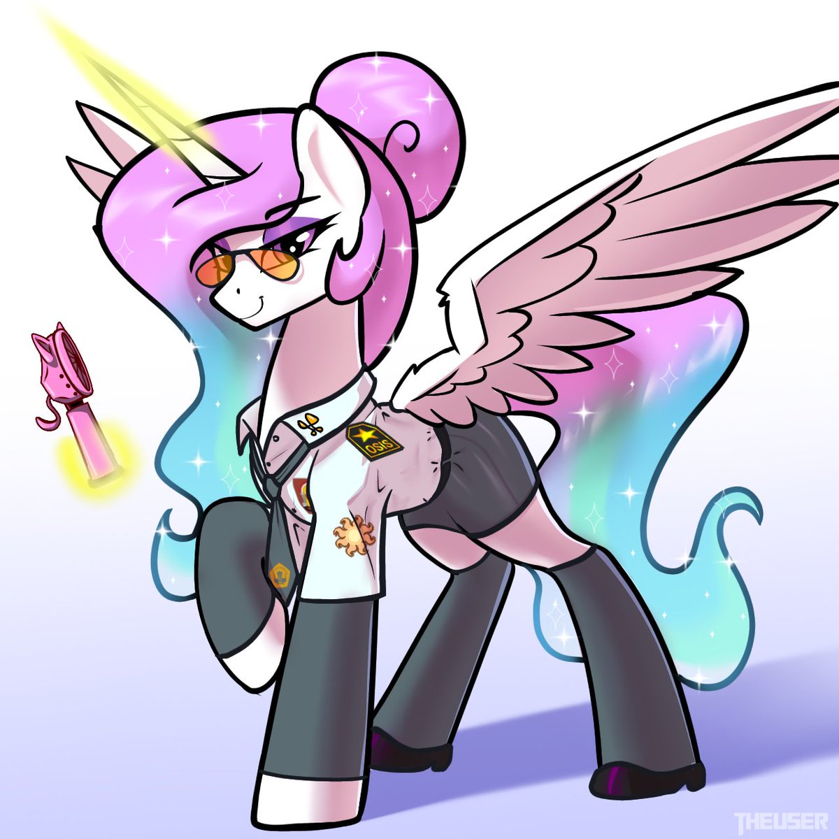 Day 145 of Daily Celestia until I get a wife 
"I'm pretty sure she's just finding excuses to confiscate my lunch money... or my cake. The royal corruption starts at the high school level"
#mlp #princesscelestia #dailyart