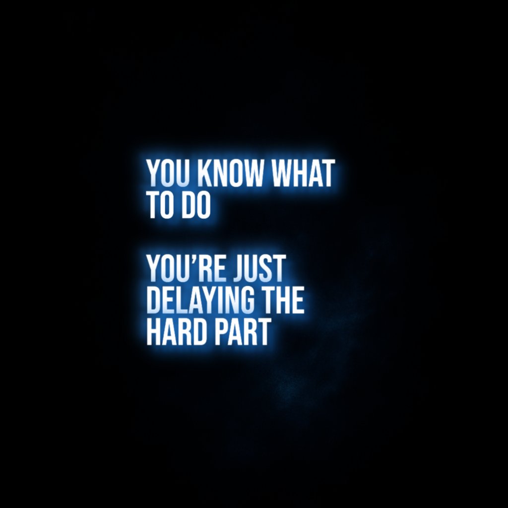 drinksweat_'s tweet image. It doesn’t get easier by waiting.
So stop waiting. ⚡

#Discipline #NoExcuses #DoTheWork