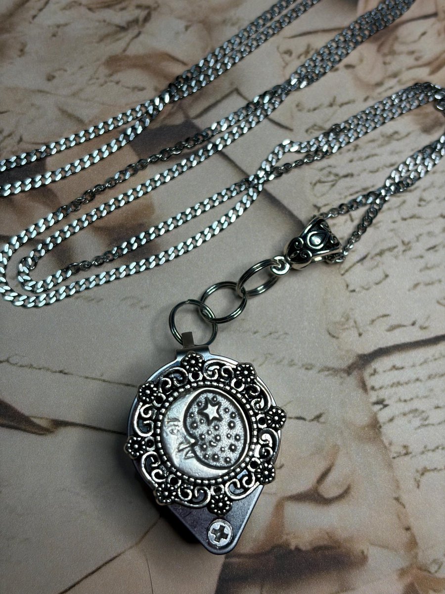 Witschy's tweet image. Jewelers Loupe necklace with a cute crescent moon charm. It hangs from a 30 inch curb chain.   witchywoman.etsy.com/listing/449401…  #shop #shopping #shopsmall #onlineshopping #jewelry #SupportSmallBusiness #giftsforher #mothersdaygift #giftsforher #giftideas #etsyshop #etsyfind #gift