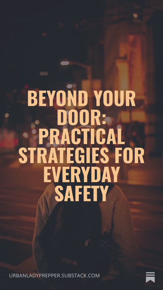 urbanldyprepper's tweet image. Now that you've got your home secured, what about when you have to leave it? These are dangerous days, so read for advice to stay safe in these streets!

open.substack.com/pub/urbanladyp…

#UrbanLadyPrepper #personalsafetytips #prepper #prepping #urbanprepper