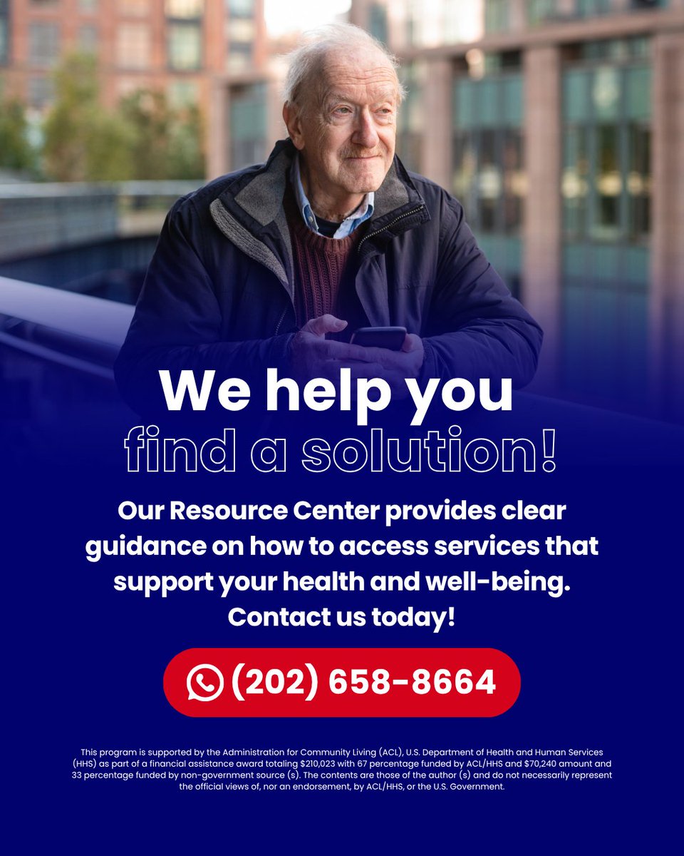NHCOA's tweet image. Getting #help shouldn’t feel like getting lost along the way. 🗺️
The NHCOA Resource Center helps you explore your options, understand available #services, and find what you really need.
Text us on WhatsApp at (202) 658-8664 and let us guide you.
#SharingTheBestOfUs