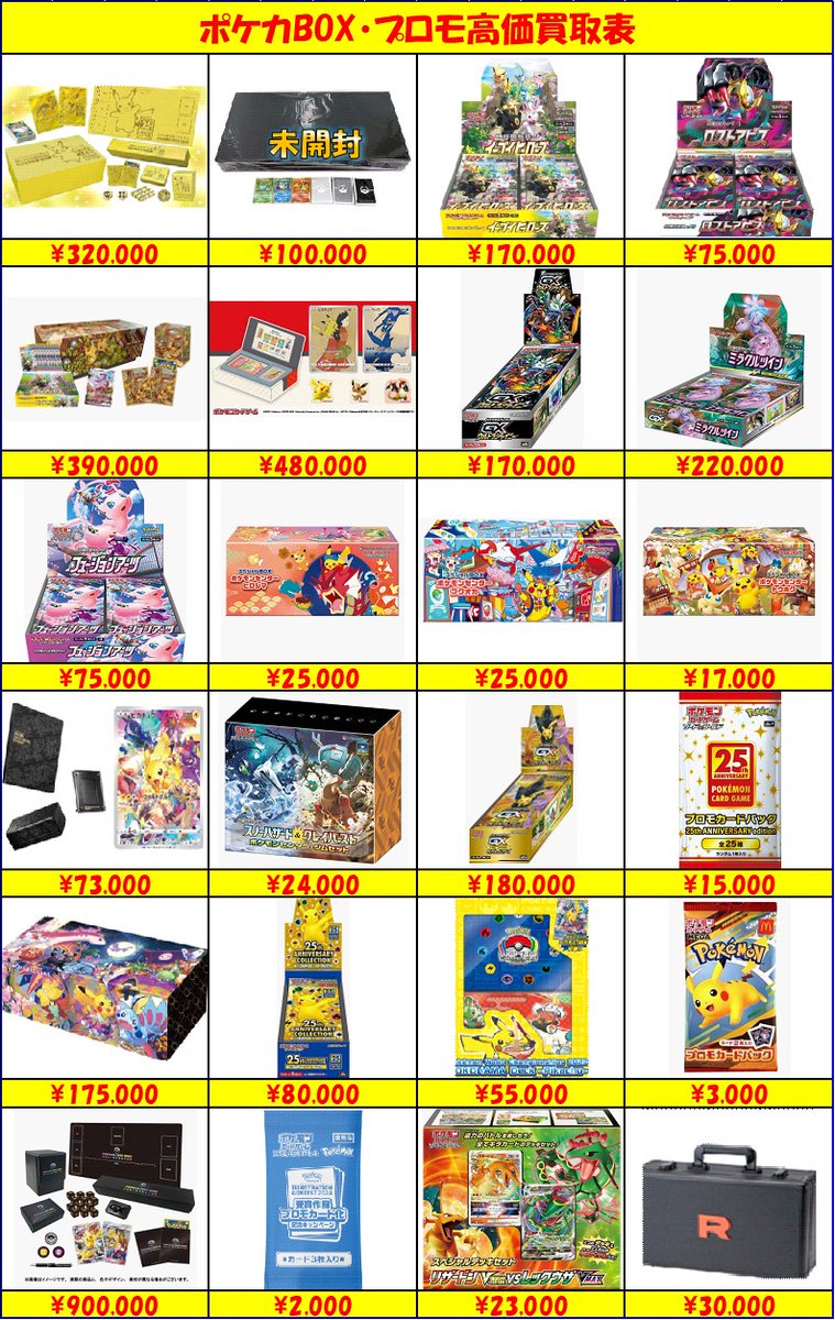 ボックス買取表更新！ ミラクルツイン220000 ロストアビス