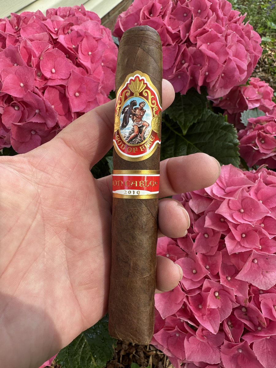 Cigaro556's tweet photo. Fuente Friday 🔥☕
God of Fire by Don Carlos
2019
— smooth as hell, packed with flavor, and pure Fuente class. Morning ritual complete.
What’s your go-to Fuente cigar on Fridays? Drop it below! 🤘🏼⚡️💨 #FuenteFriday #GodOfFire #CigarLife
#cigarsage https://t.co/eqOxUEyqLg