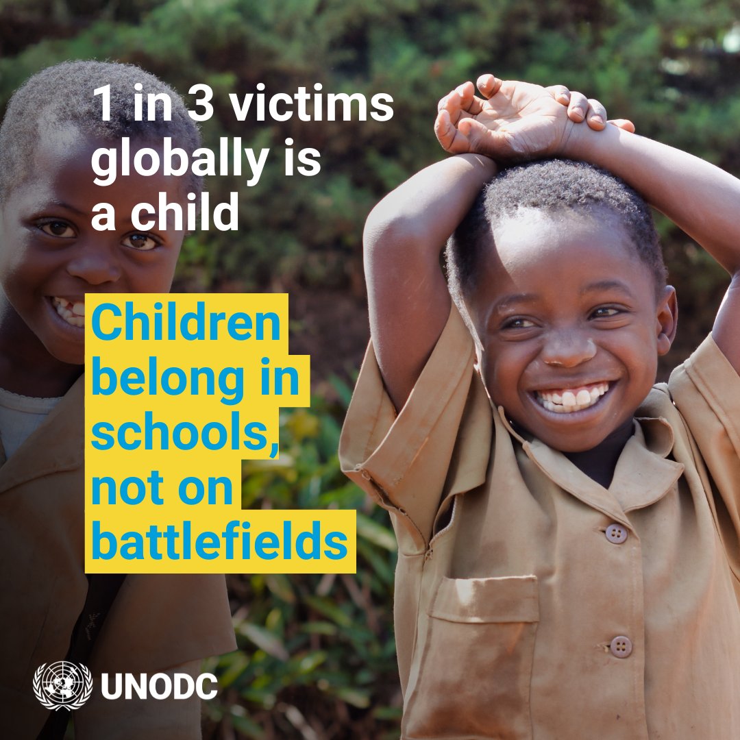 unvtf_tip's tweet photo. Children in armed conflict are abducted by armed groups, maimed, raped or even killed.

We must hold perpetrators accountable and ensure justice for every child.

#EndHumanTrafficking https://t.co/4rkf1grRBT