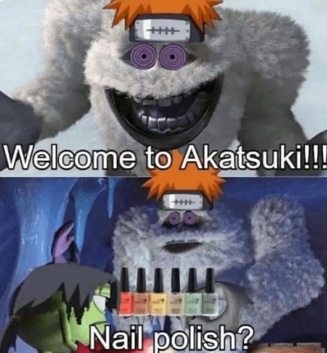 Joining the Akatsuki be like: