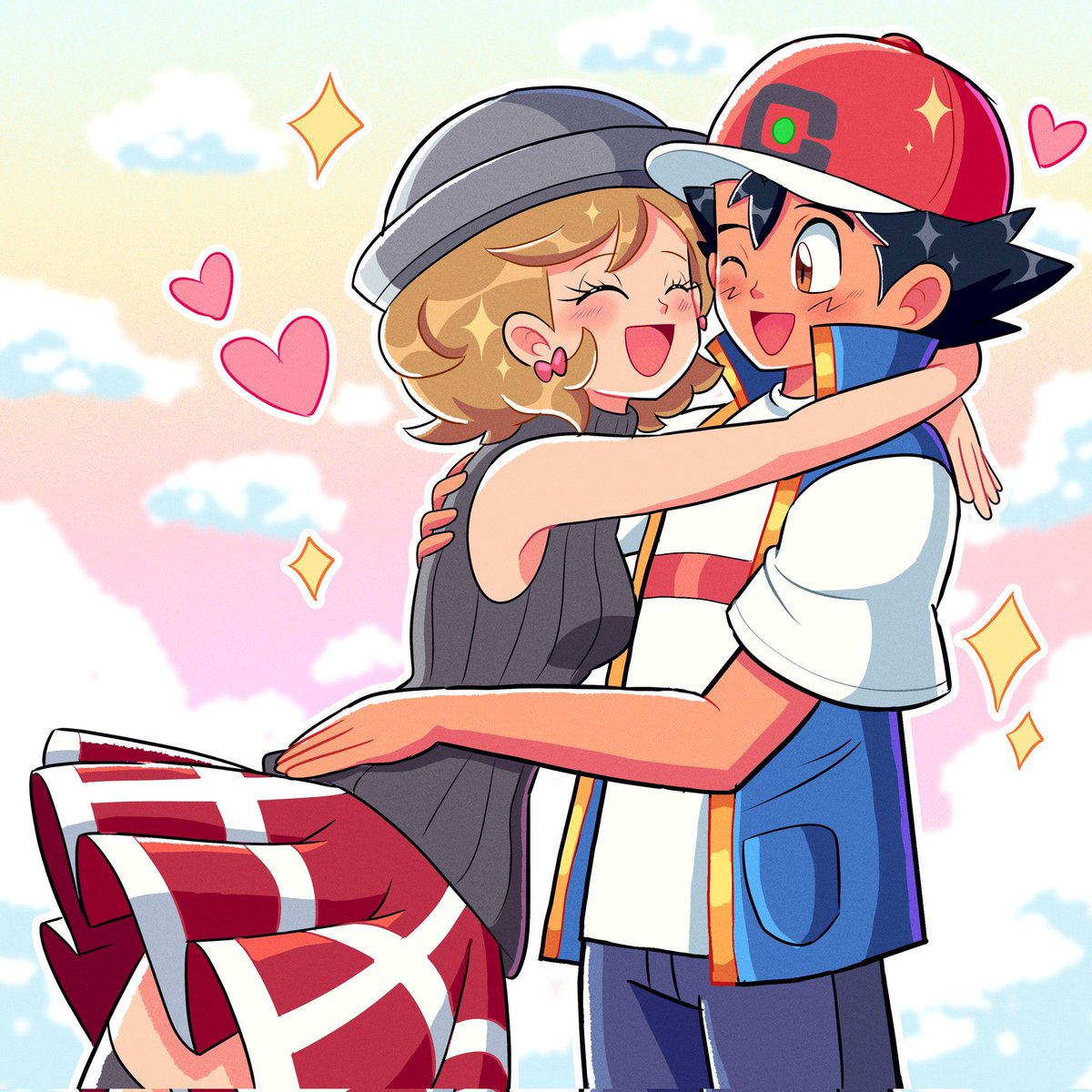 I apologize for the inactivity!! Working on my AU still! Here’s a repost to keep you company! ❤️💙

Art by <a href="/ManysArt1/">Many's Art 💜✨</a> 

#amourshipping #satosere #サトセレ