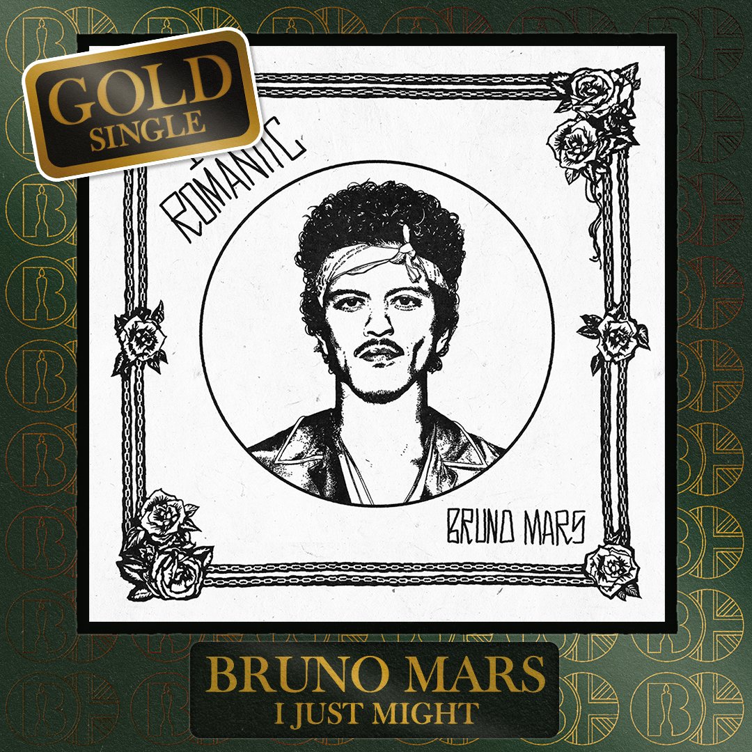 ‘I Just Might’, the single by <a href="/BrunoMars/">Bruno Mars</a>, is now #BRITcertified Gold.