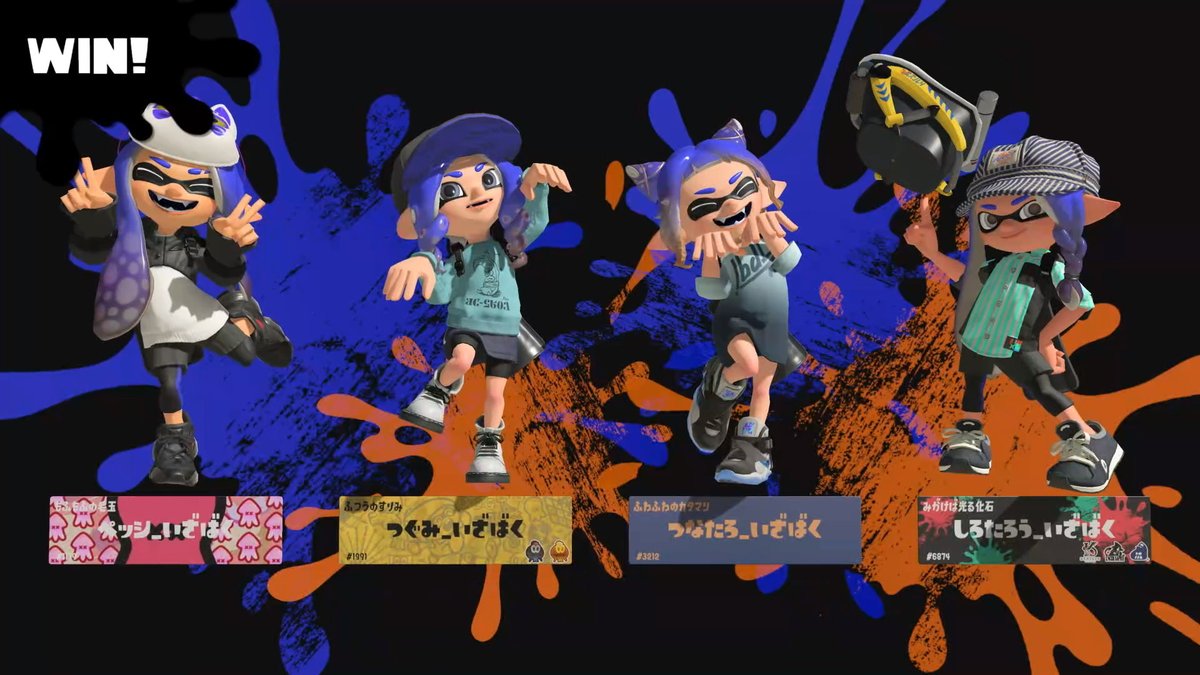 Shiro_Spl2's tweet image. いざばくでオープンありがと〜☺️
#NintendoSwitch #スプラトゥーン3 #Splatoon3