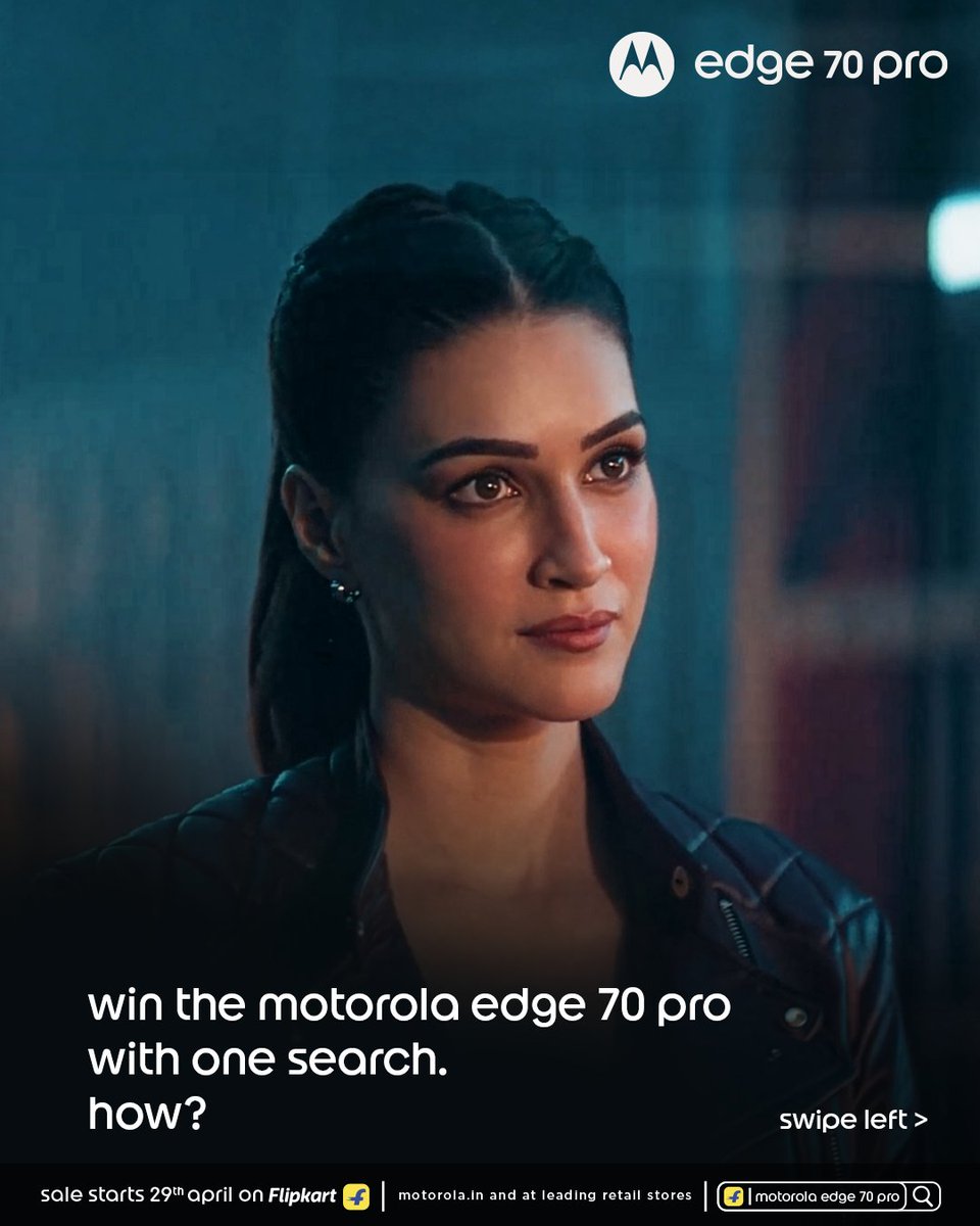 motorolaindia's tweet image. Your motorola edge 70 pro &amp;amp; moto buds are one search away.

To participate, follow the rules mentioned in the post and stand a chance to win.

Note: Entries valid for Indian residents until 29th April only.

#MotorolaEdge70Pro #SeizeTheNight #ContestAlert