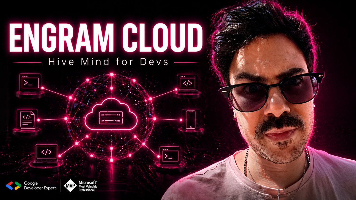 Hoy stream.

Presento **Engram Cloud**: lo deployás en tu VPS y todo el equipo sincroniza sus instancias. Mente colmena entre devs. Una LOCURA.

Estreno también una herramienta para manejar YouTube entero desde un MCP. Open source, regalada.

Y las novedades tech de la semana.