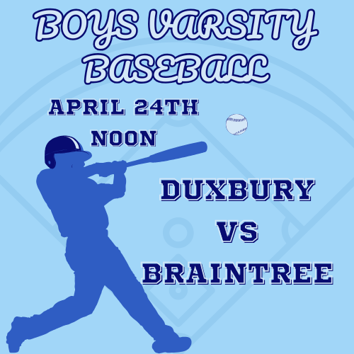 BCAMTV's tweet photo. BHS Baseball takes on Duxbury today!
First pitch at noon!  You can catch it LIVE on BCAM
Comcast: 9/1073HD
Verizon: 28/2128HD
Youtube: BCAM TV
Our Website: https://t.co/oQ99w9HToW

@BraintreeWamps 
@sports_ledger 
@BraintreePatch 
@mwasil3 https://t.co/q4msmqAoqU