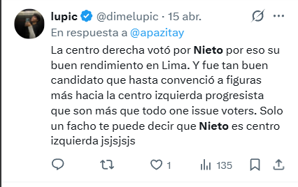 Chalco Sánchez tweet media