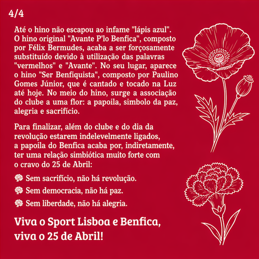 rapazesgp1904's tweet photo. Viva a liberdade.
Viva o "Incomparável", viva o Sport Lisboa e Benfica! https://t.co/9Nx6a3zPSU