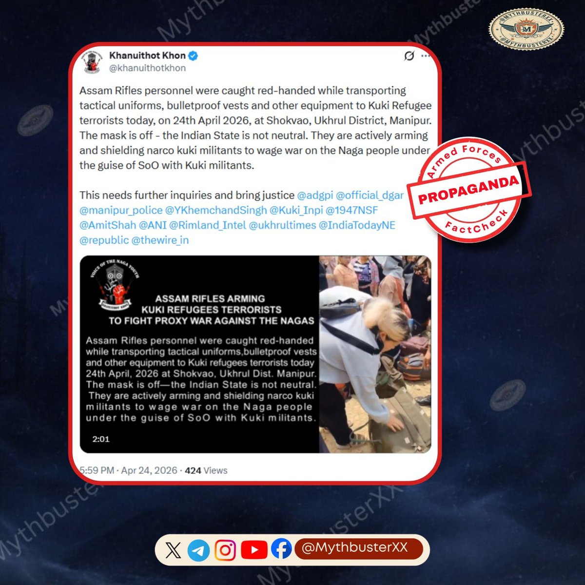 Armed Forces Fact Check tweet media