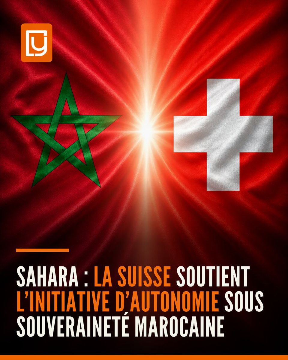 yabiladi_fr's tweet image. Sahara : La Suisse soutient l’initiative d’autonomie sous souveraineté marocaine🇨🇭🇲🇦
🔗 : yabiladi.com/articles/detai…

#Suisse #Maroc #Sahara #Diplomatie #Politique #RelationsInternationales #Actualité