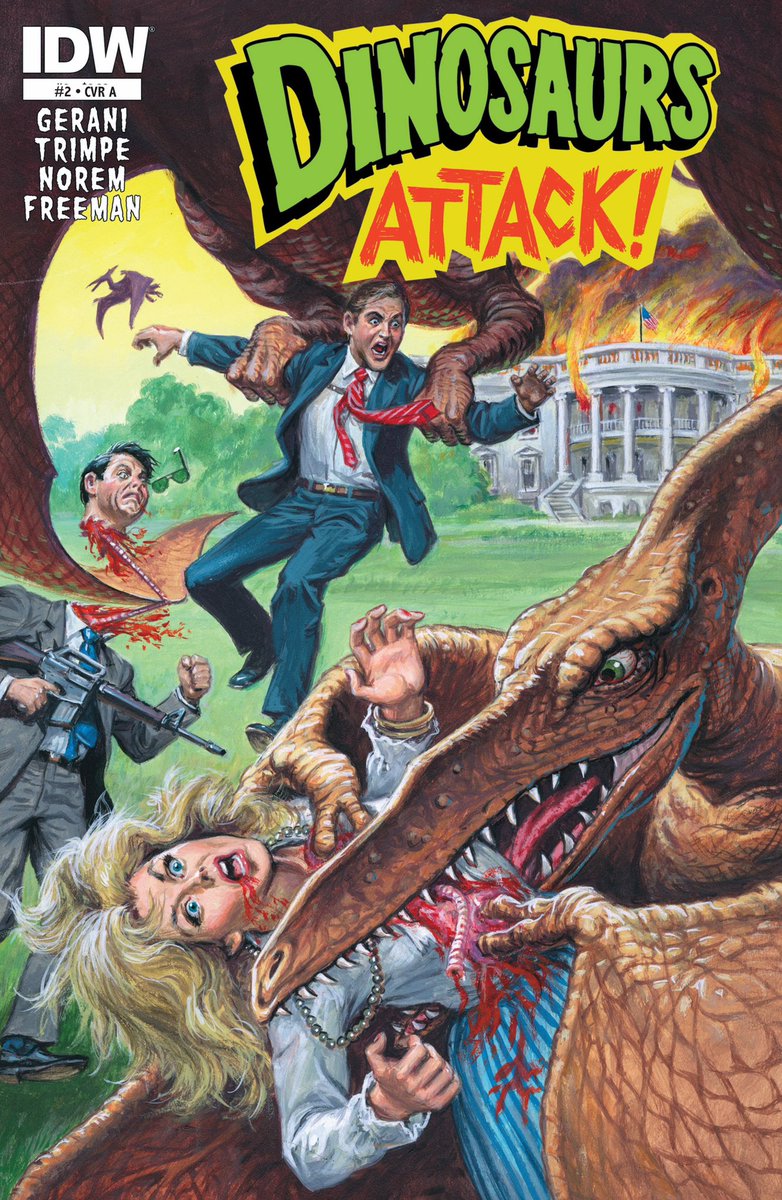 monsterasiazero's tweet image. IDW Tales Of Dinosaurs! 
Cover Date: August 2013 - Storyline: #DinosaursAttack