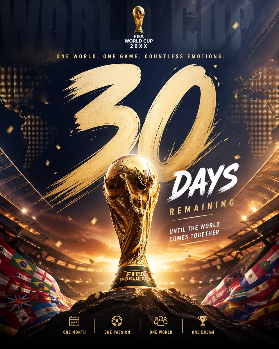 Michaeldiho10's tweet image. The passion rises. The game unites us all. 🌍⚽🔥 From last-minute screamers to unforgettable celebrations, the FIFA World Cup is more than football… it’s pure emotion. ❤️ Legends are made. Dreams come alive. Nations stand still for 90 minutes #WorldCup #FootballFever #GameOn