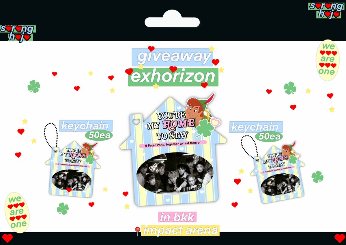 ☆Giveaway for only ot9 <  EXhOrizon > in BKK 
‘Keychain ’ 50 ea

📅 : 17 May 2026
⏰ : TBA
★彡 impact arena

#EXhOrizon_in_BANGKOK 
<a href="/weareoneEXO/">EXO</a>