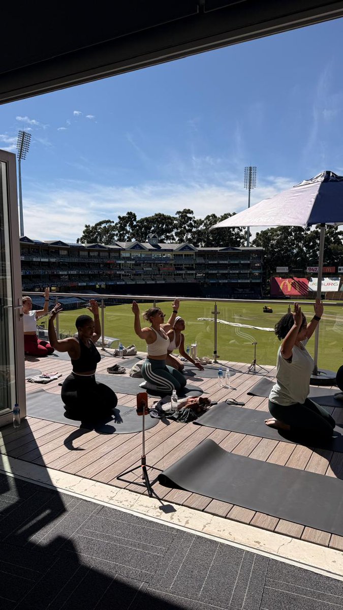 WanderersZA's tweet image. What a day of connection!🙌

On 18 April, the Gallery at the DP World Wanderers Stadium hosted a @pilates_and_brunch event, with a focus on wellness in a curated, intentional way.🏟️🧘🏽

Keep your eyes open for the next scheduled event!

#DPWorldWanderers
#Brunch&amp;amp;Pilates