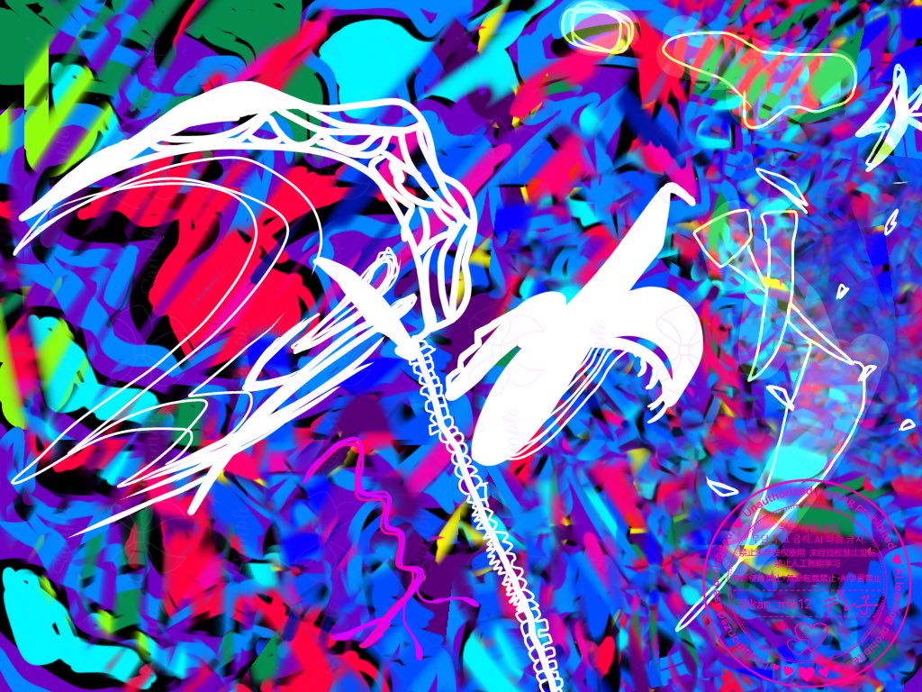 kan_mik12's tweet image. #絵柄が好みって人にフォローされたい
#絵描きさんと繋がりたい
#abstractart #illustration