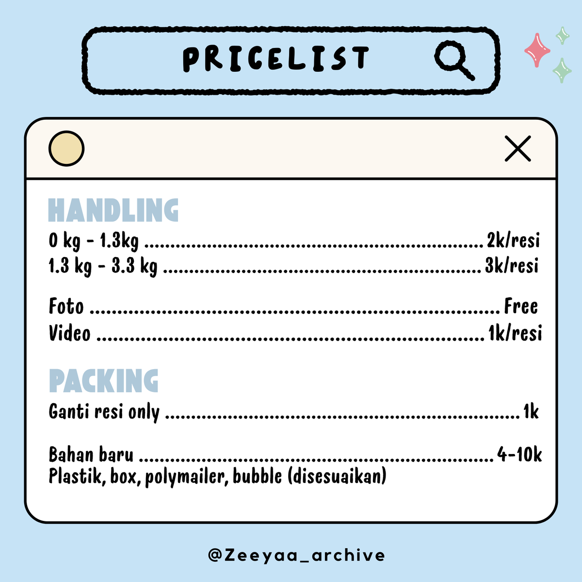 Zee - Mention after dm - Jasa titip paket jastip tweet media