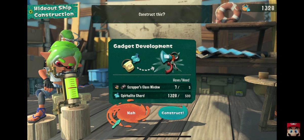 Player____X's tweet photo. @diffidentDennis Don’t forget the splatana enhancement https://t.co/DvSoKLSqqz