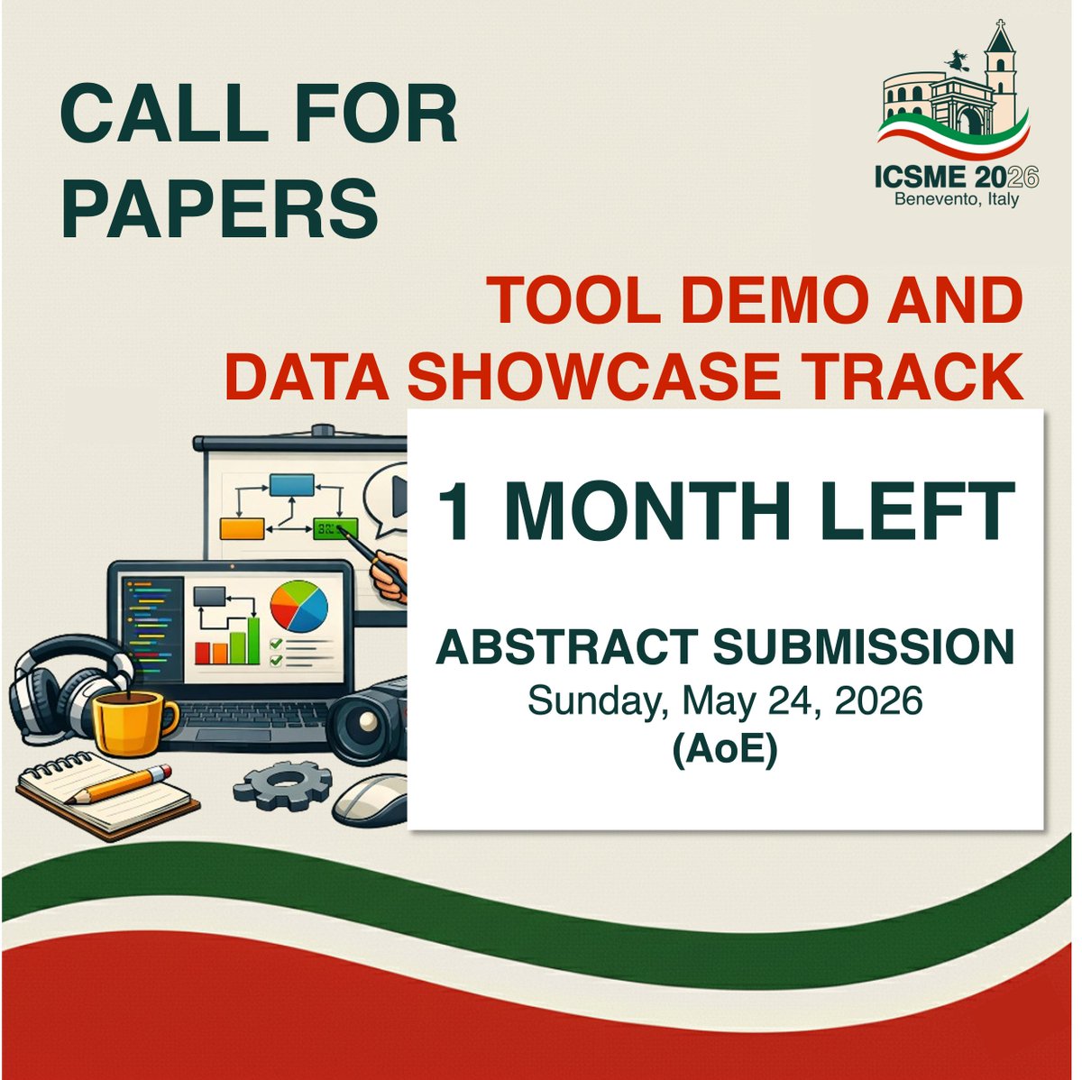 IEEE ICSME 2026 tweet media